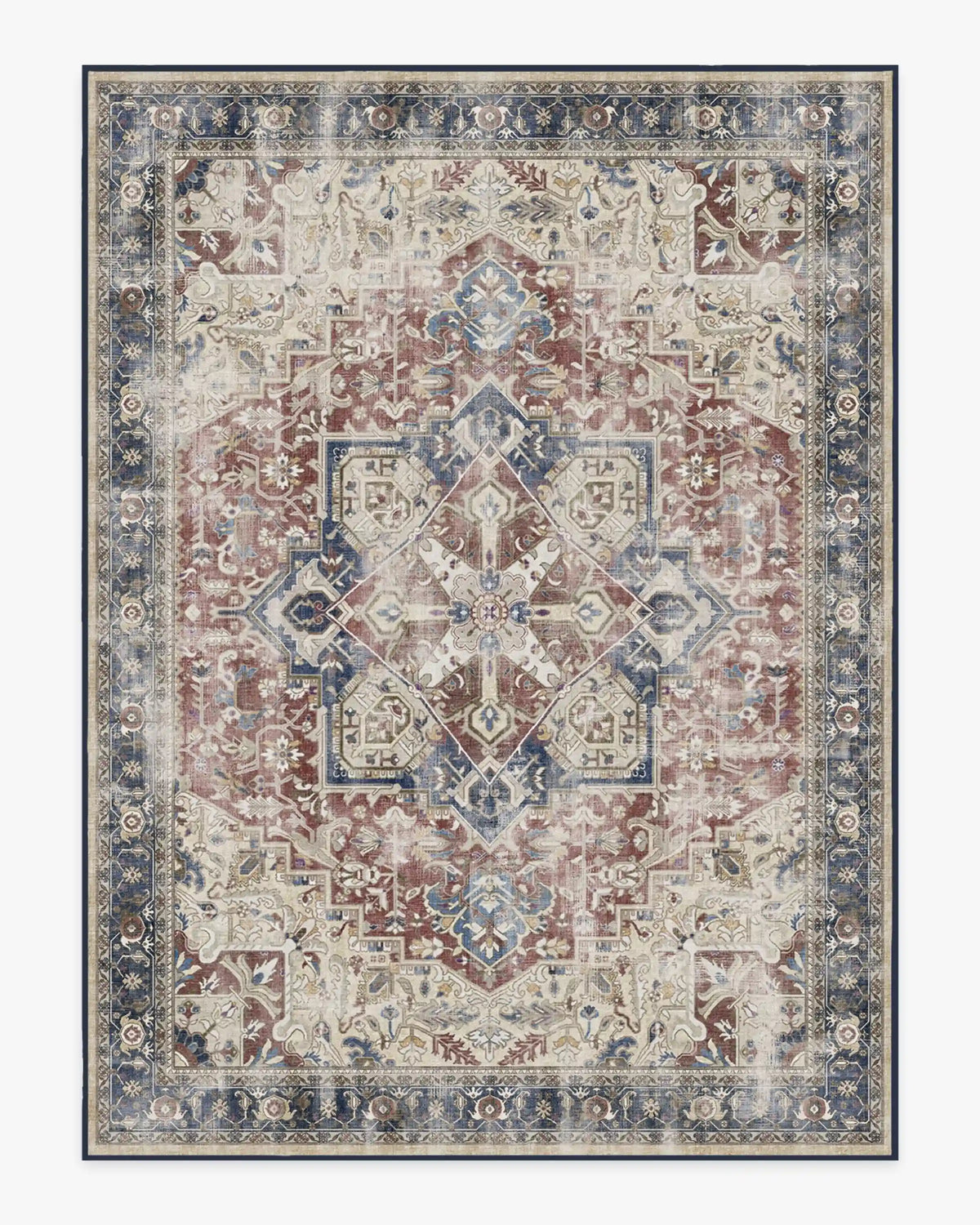 Kamran Royal Blue Rug
