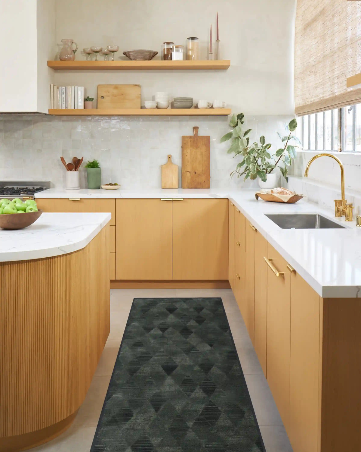 Kavi Mosaic Charcoal Rug