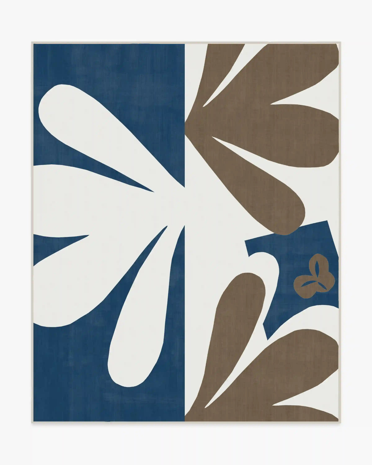 Kolmikko Blue & Tan Rug by Marimekko