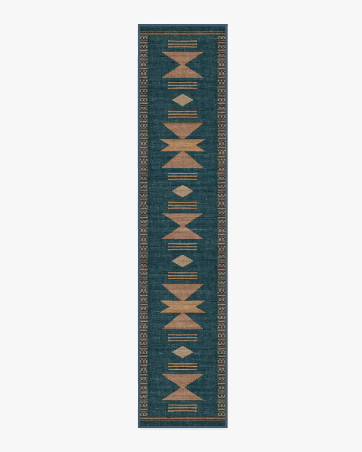 Lark Blue & Rose Rug