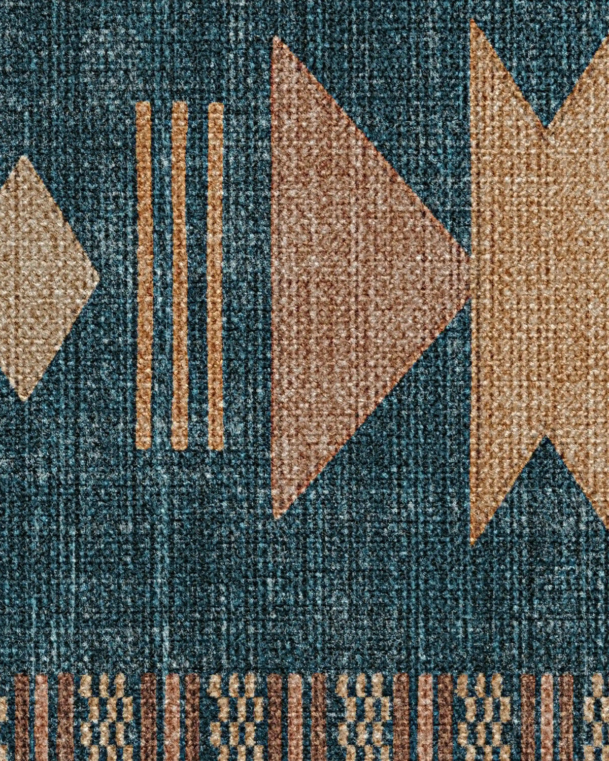 Lark Blue & Rose Rug