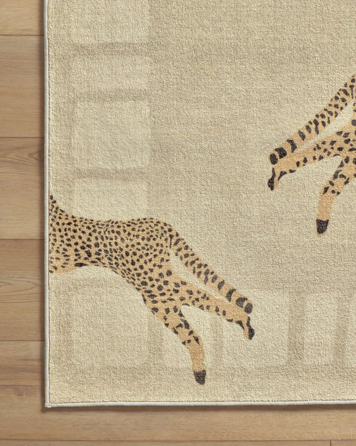 Leaping Cheetah Sand Rug by Scalamandré