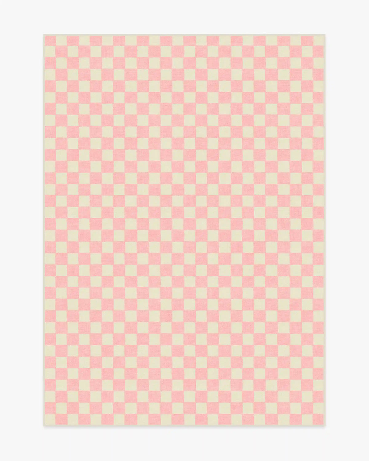 Let's Play Checkers Pink Rug