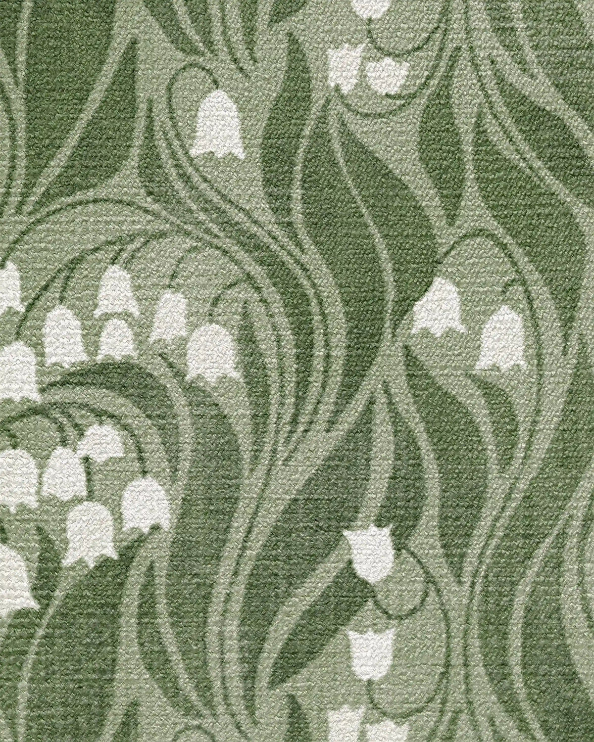 Lila Green & Ivory Rug