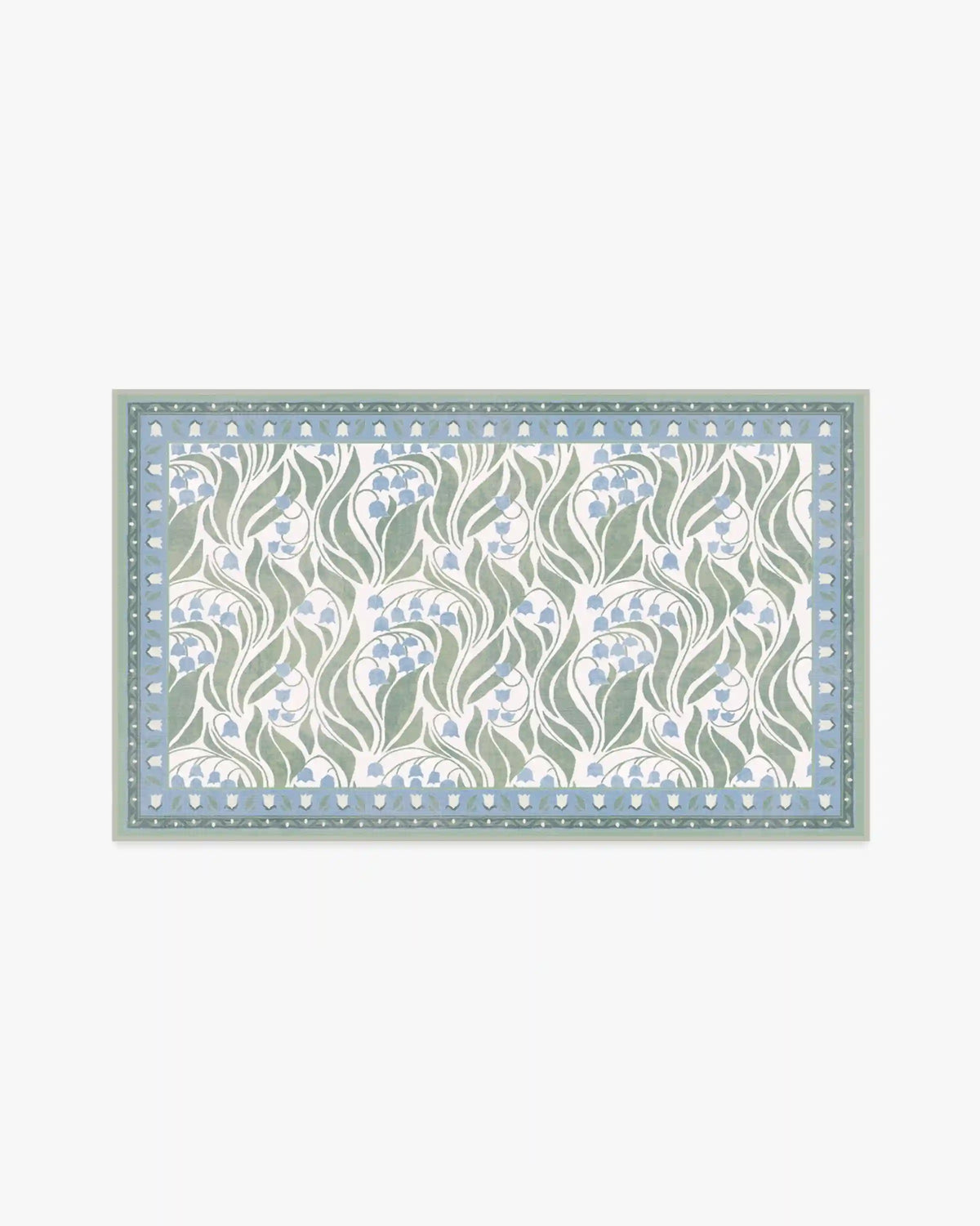 Lila Ivory & Soft Blue Rug