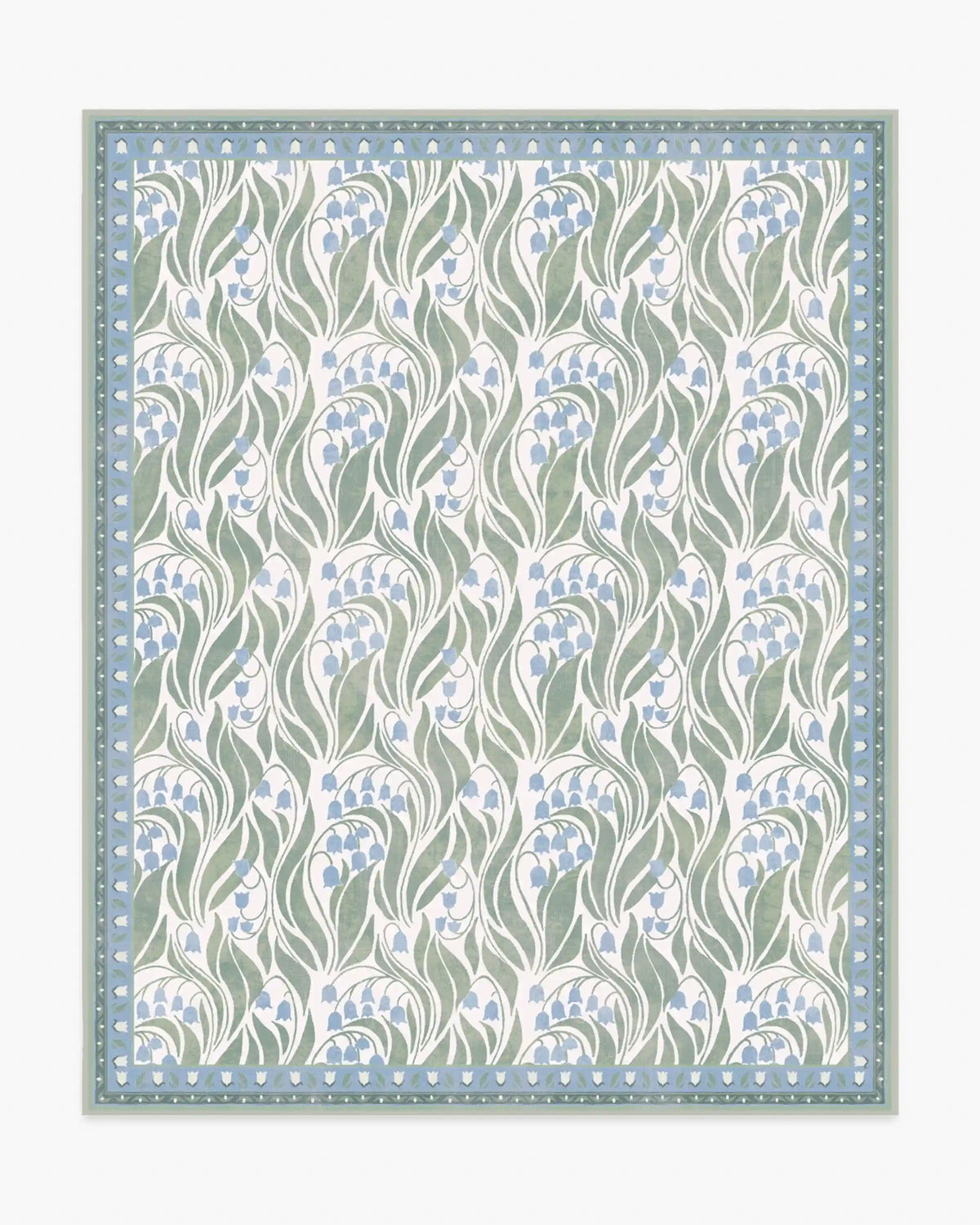 Lila Ivory & Soft Blue Rug