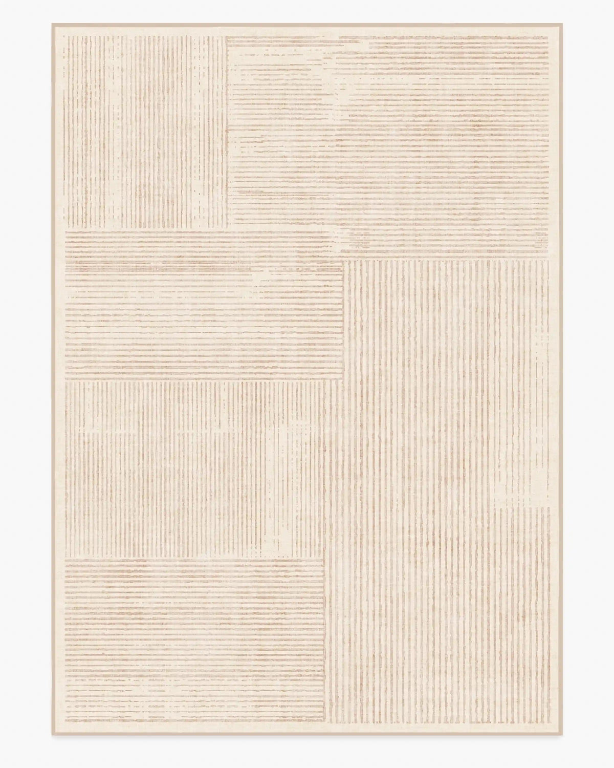 Linear Oasis Neutral Rug