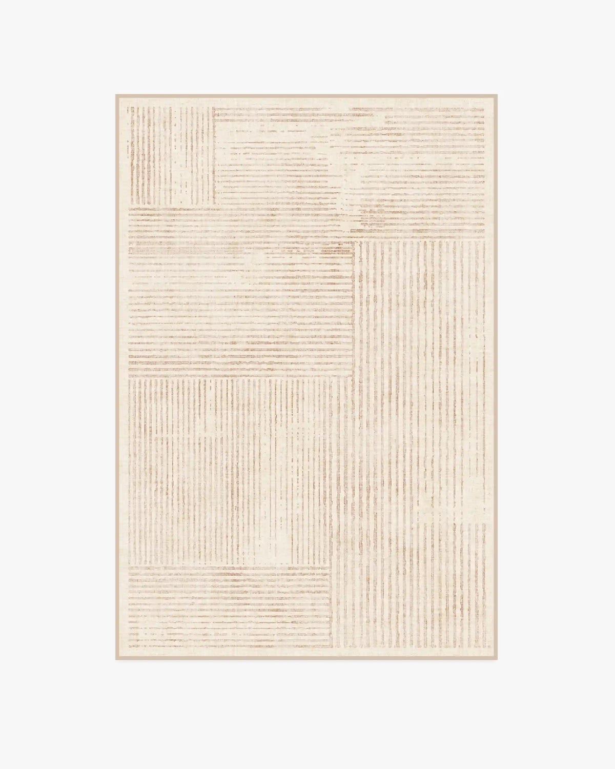 Linear Oasis Neutral Rug