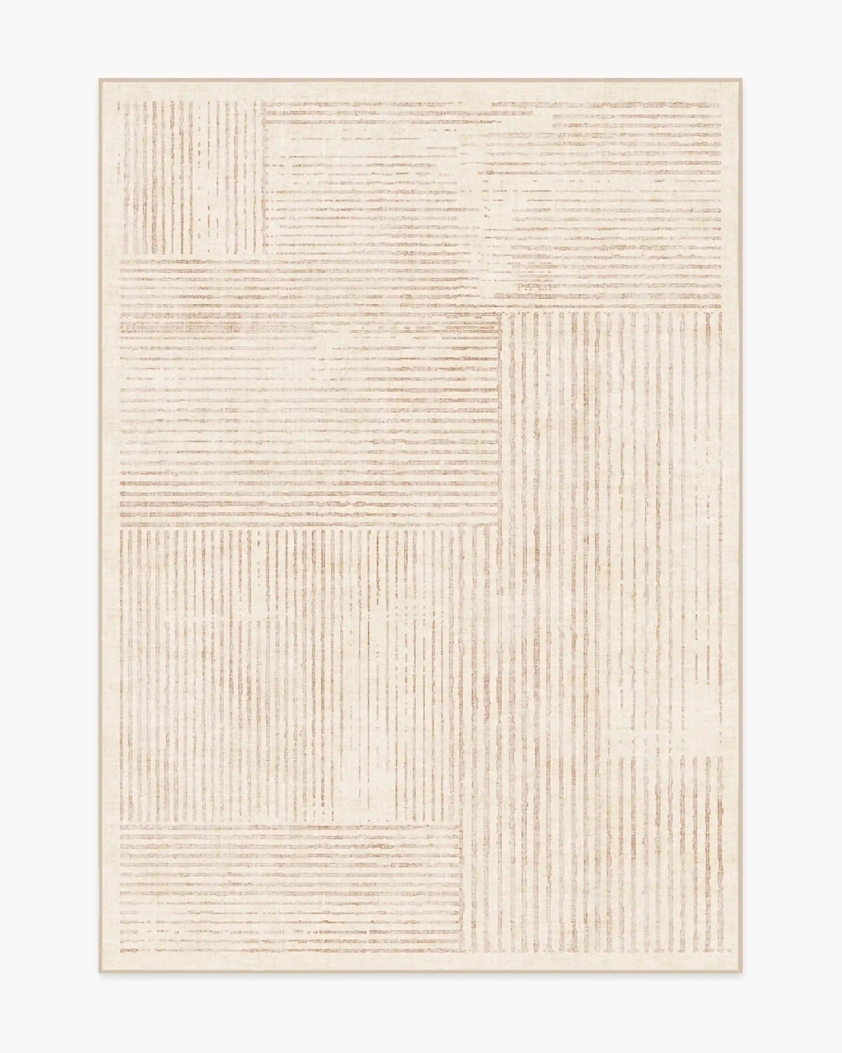 Linear Oasis Neutral Rug