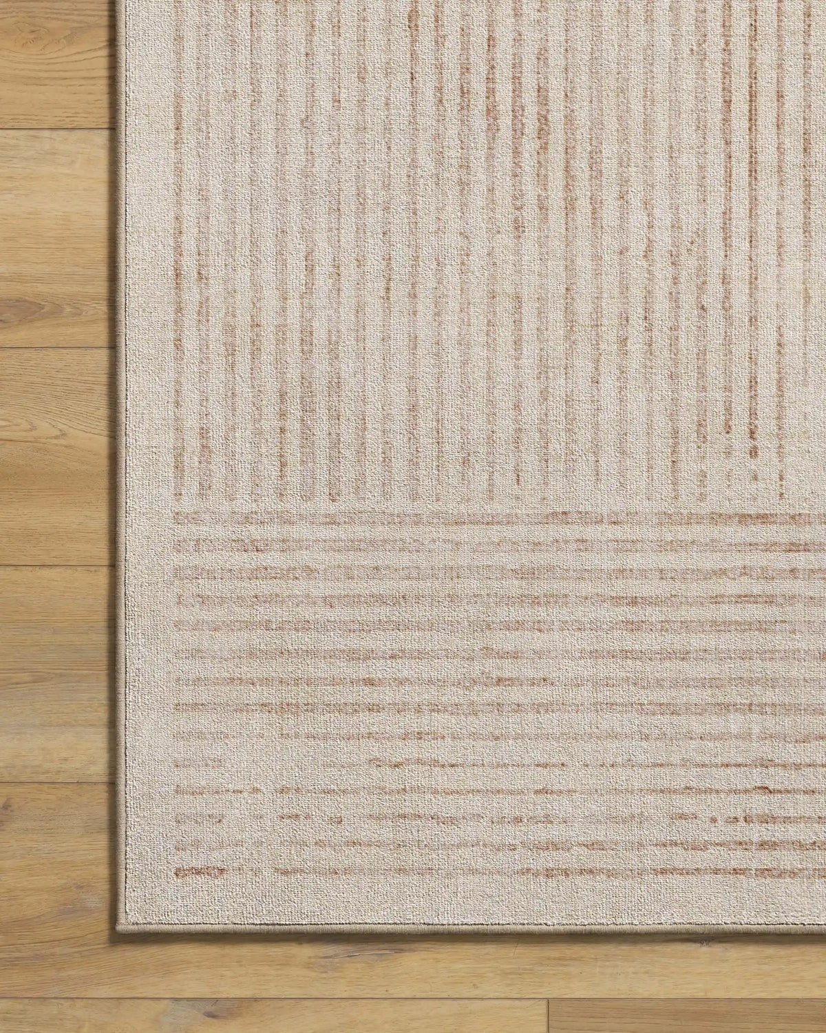 Linear Oasis Neutral Rug