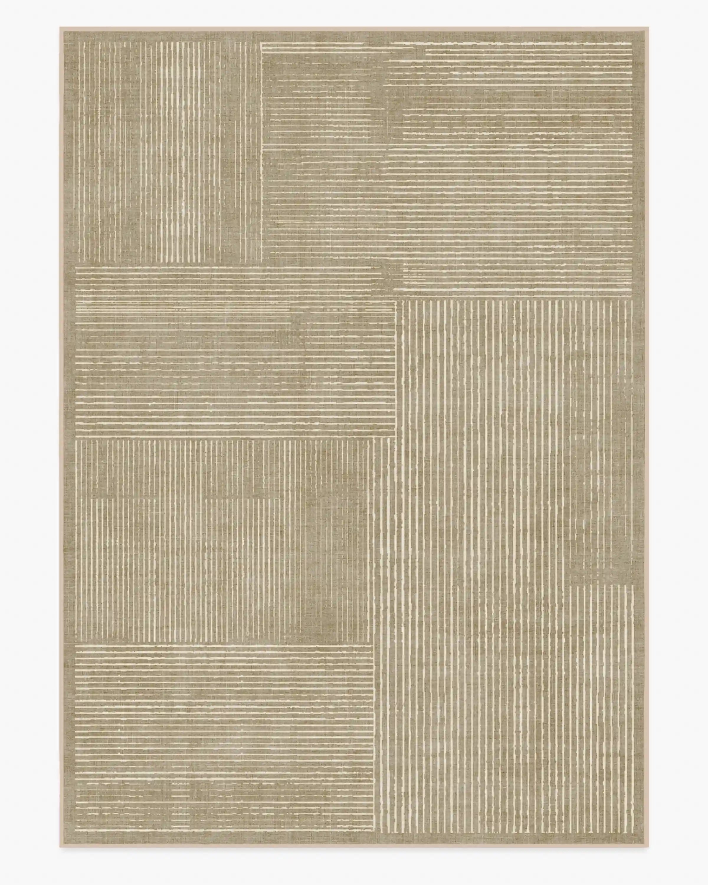 Linear Oasis Warm Taupe Rug