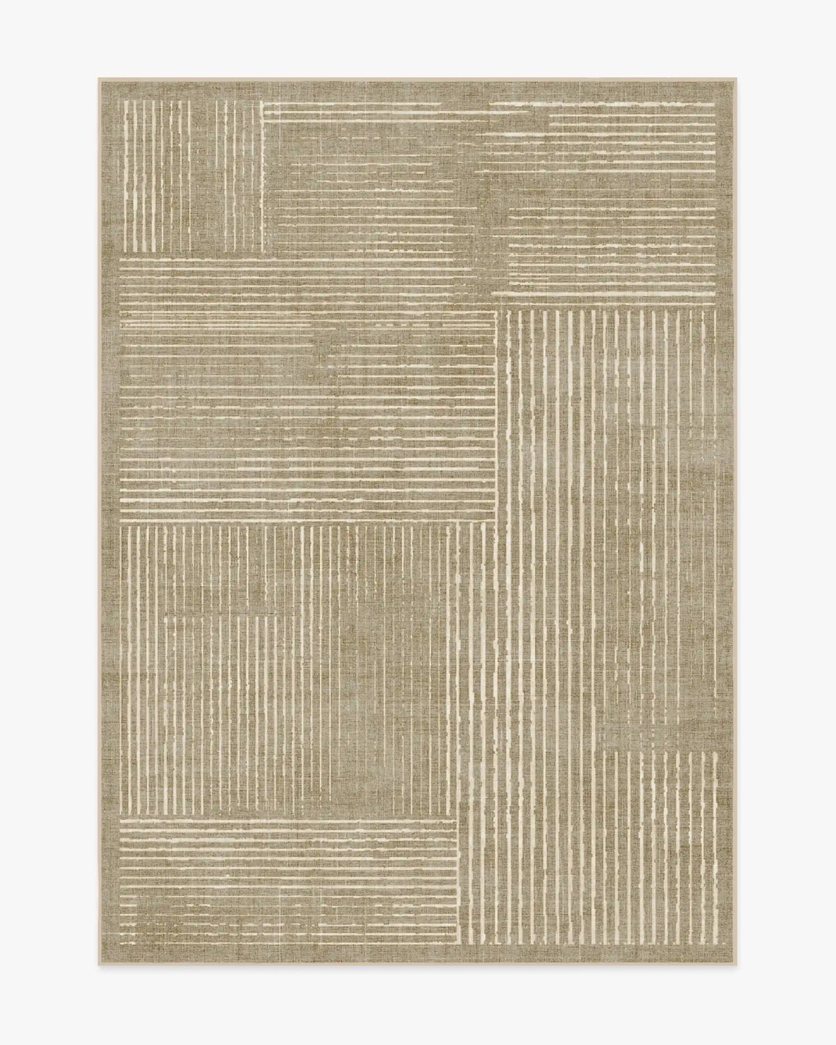 Linear Oasis Warm Taupe Rug