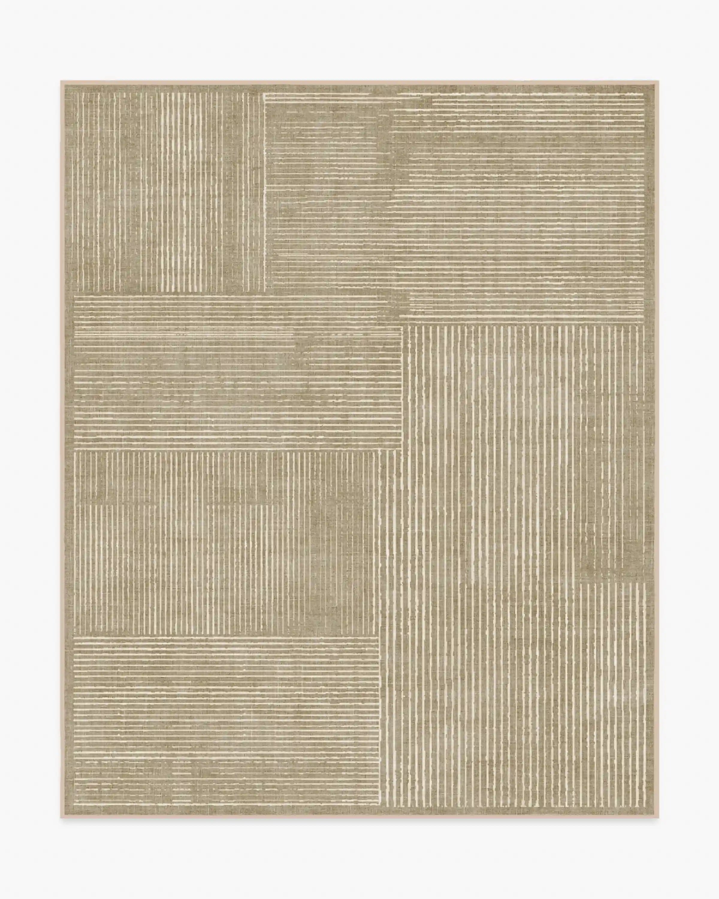 Linear Oasis Warm Taupe Rug