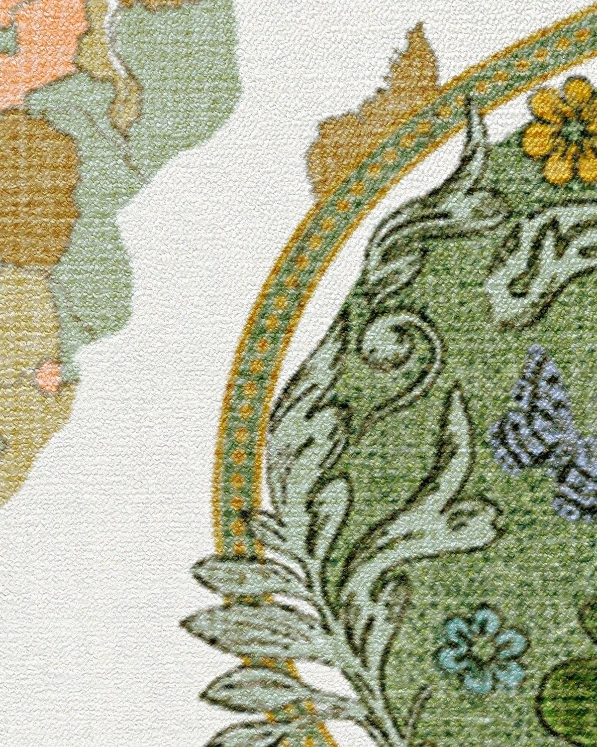 Little Explorer Gold & Green Rug