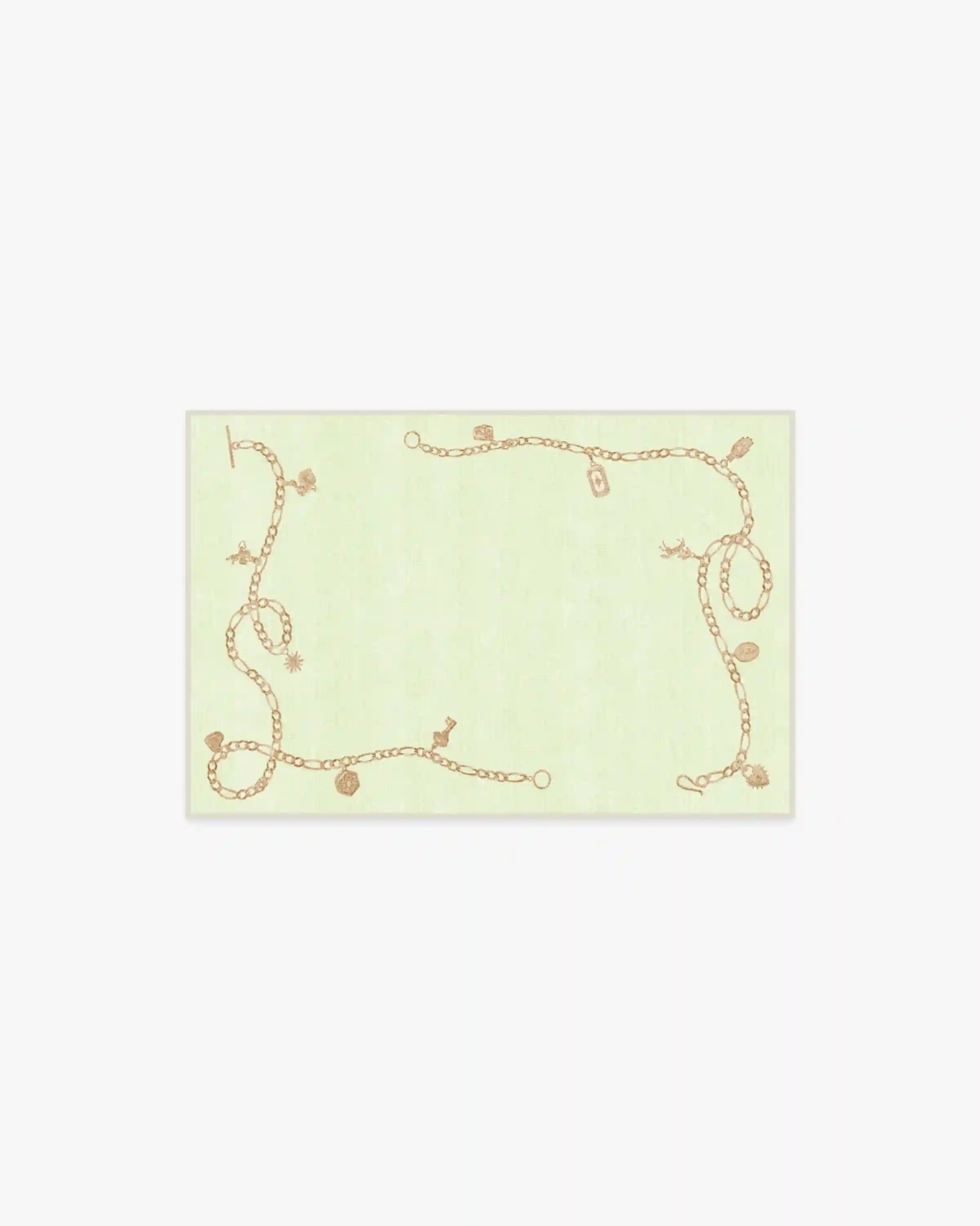 M&E Charms Pale Green Rug by Humberto Leon