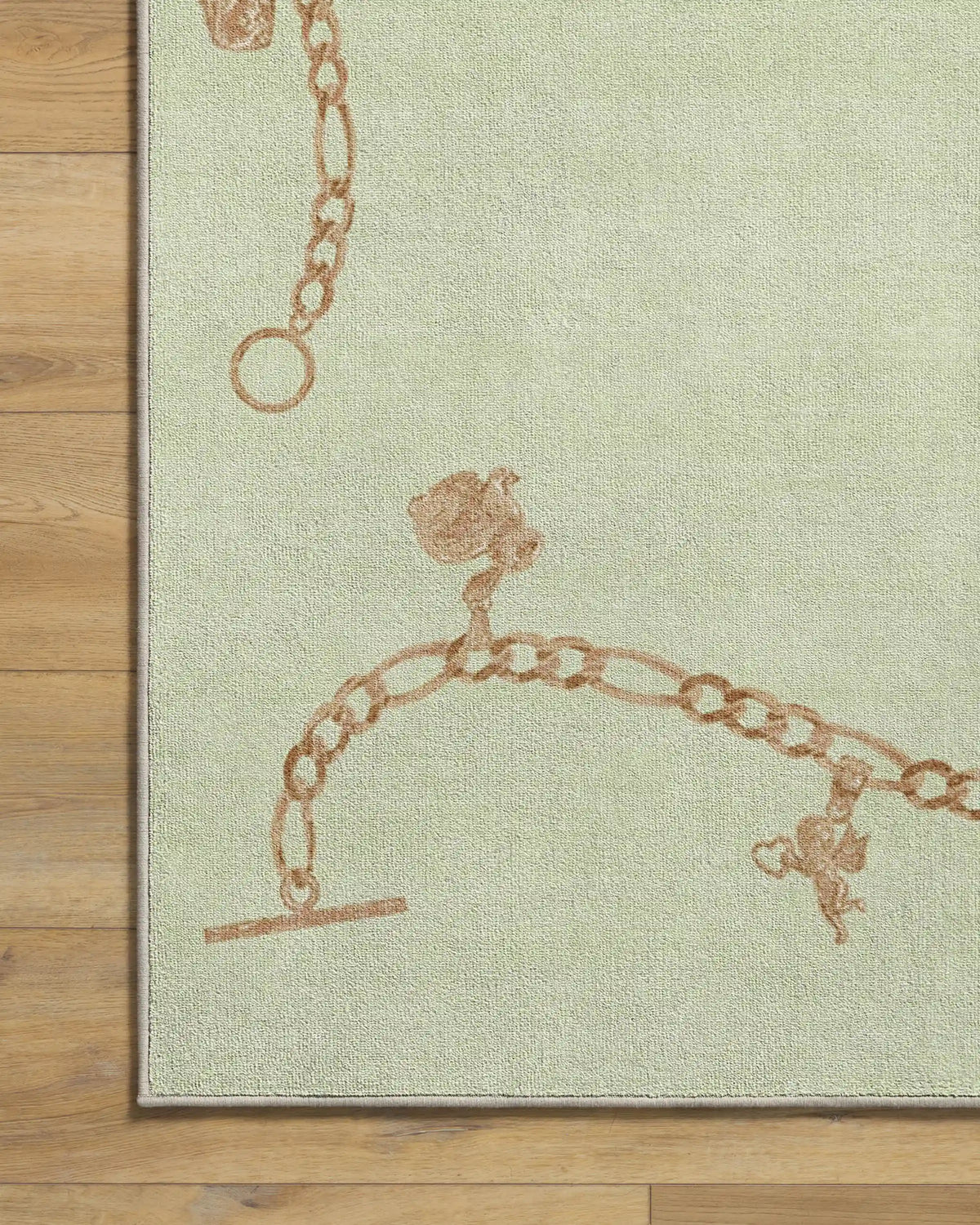 M&E Charms Pale Green Rug by Humberto Leon