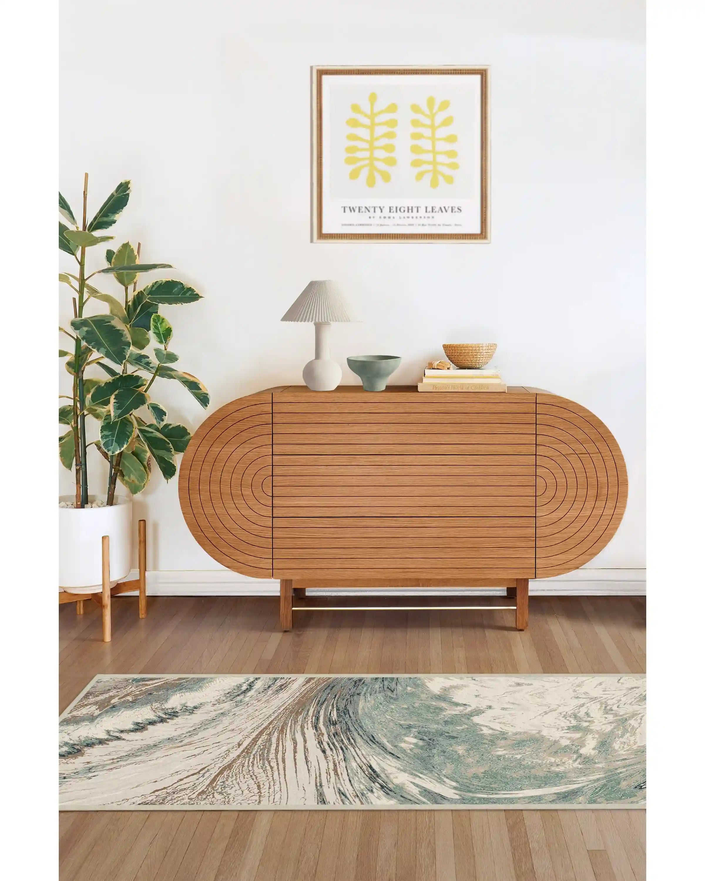 Malaspina Natural Sage Rug