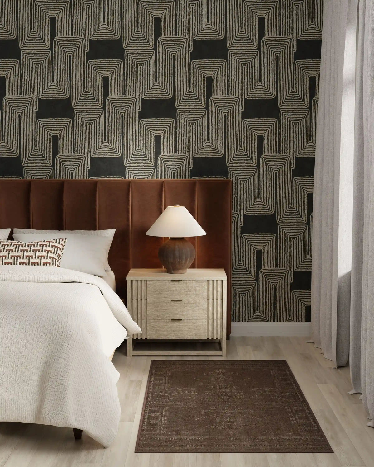 Amira Brown Rug by Martyn Lawrence Bullard