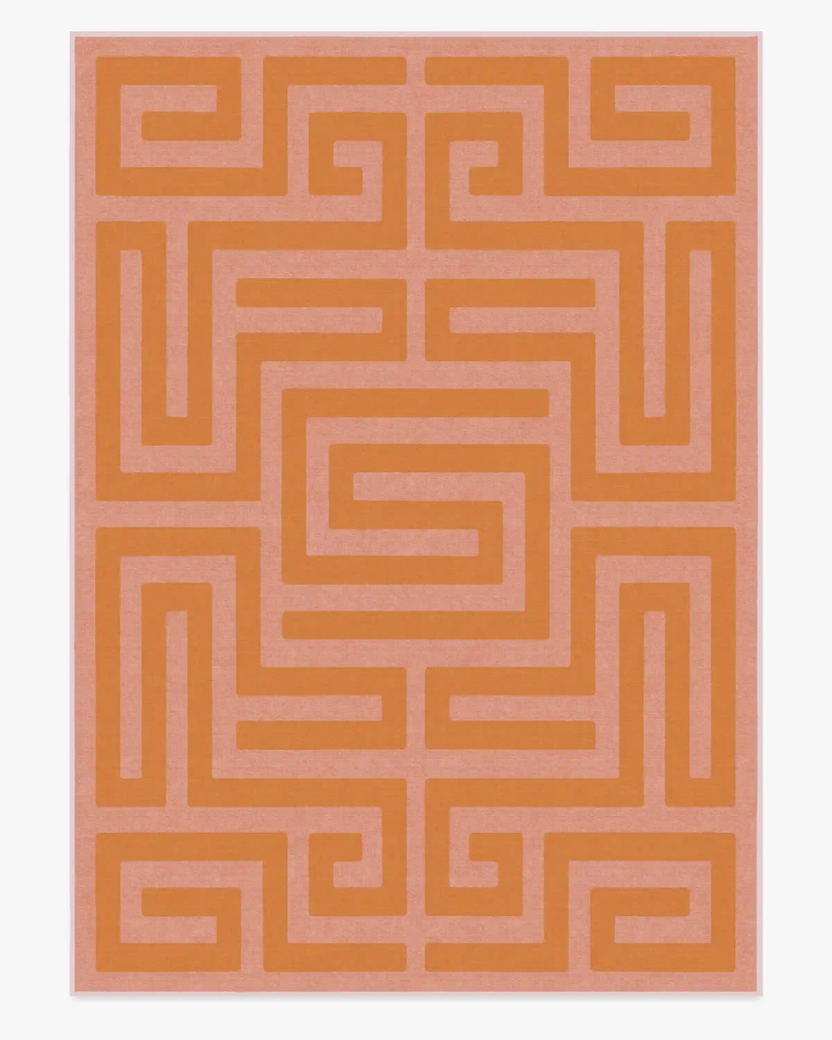 Maze Pink & Orange Rug