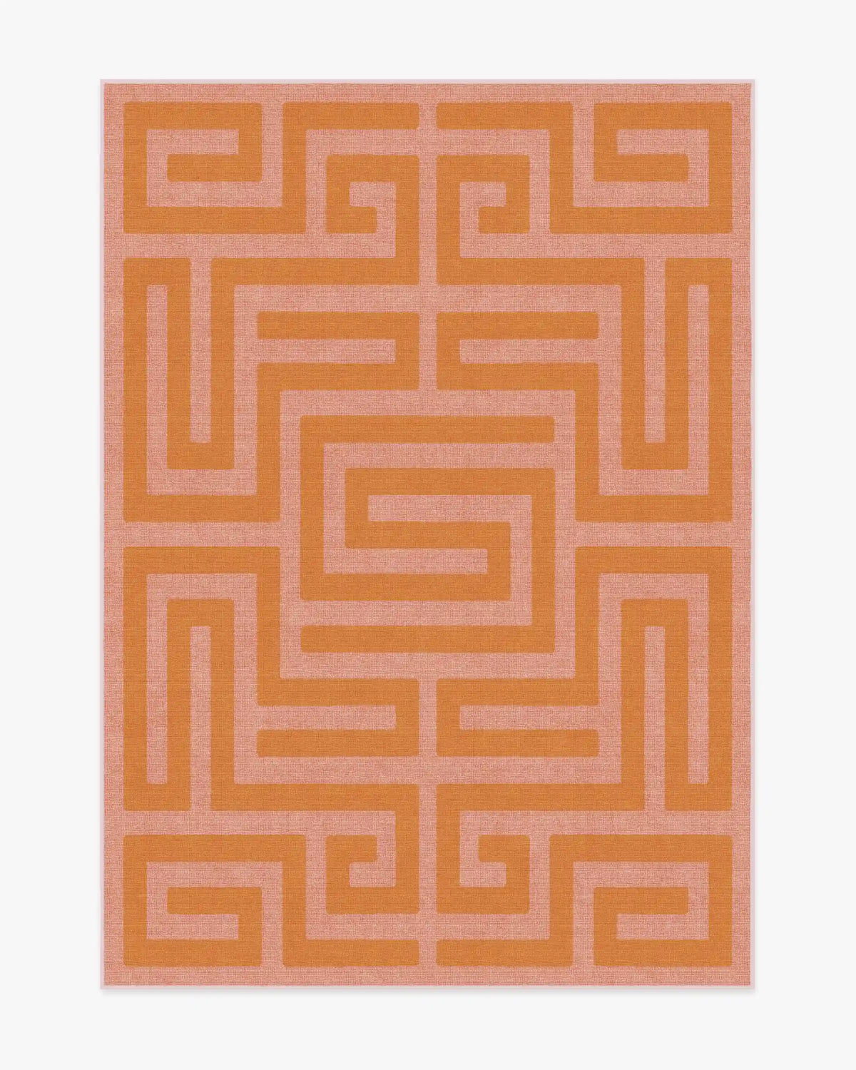 Maze Pink & Orange Rug