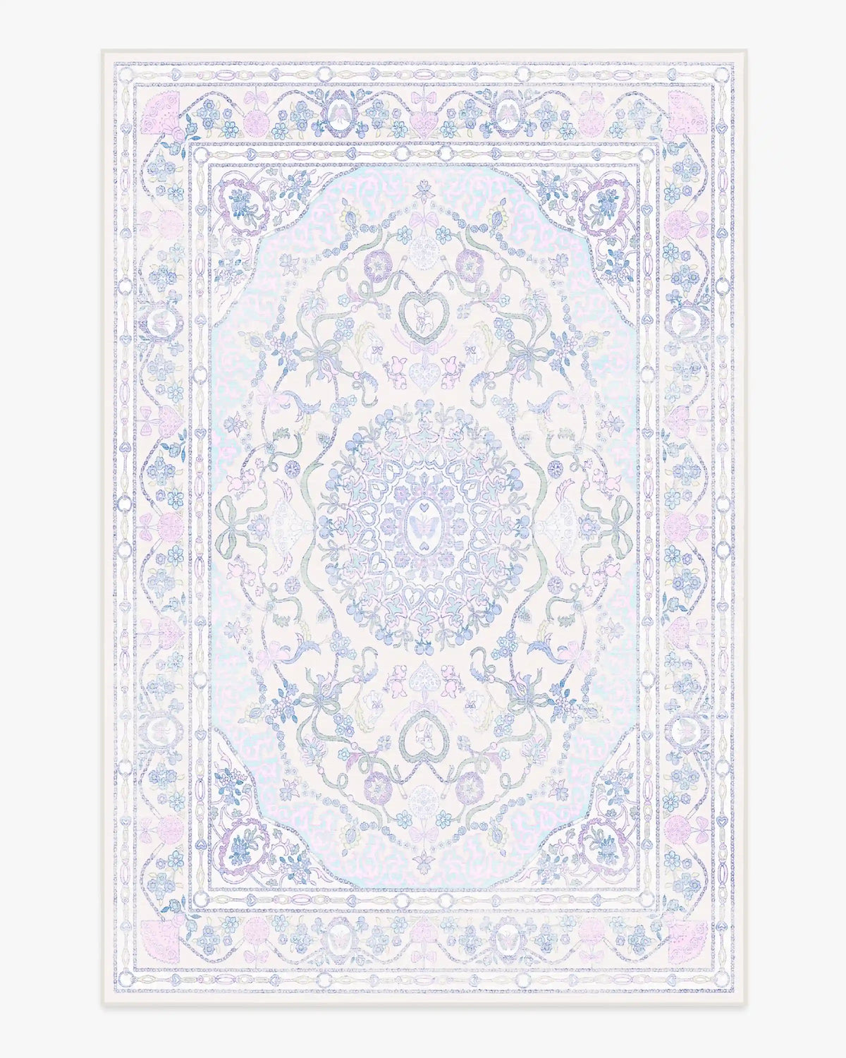 Mazzy Ornamental Multicolor Rug by Humberto Leon