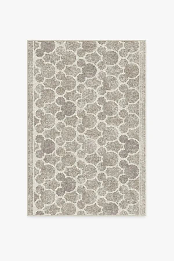 Mickey Trellis Ash Grey Rug