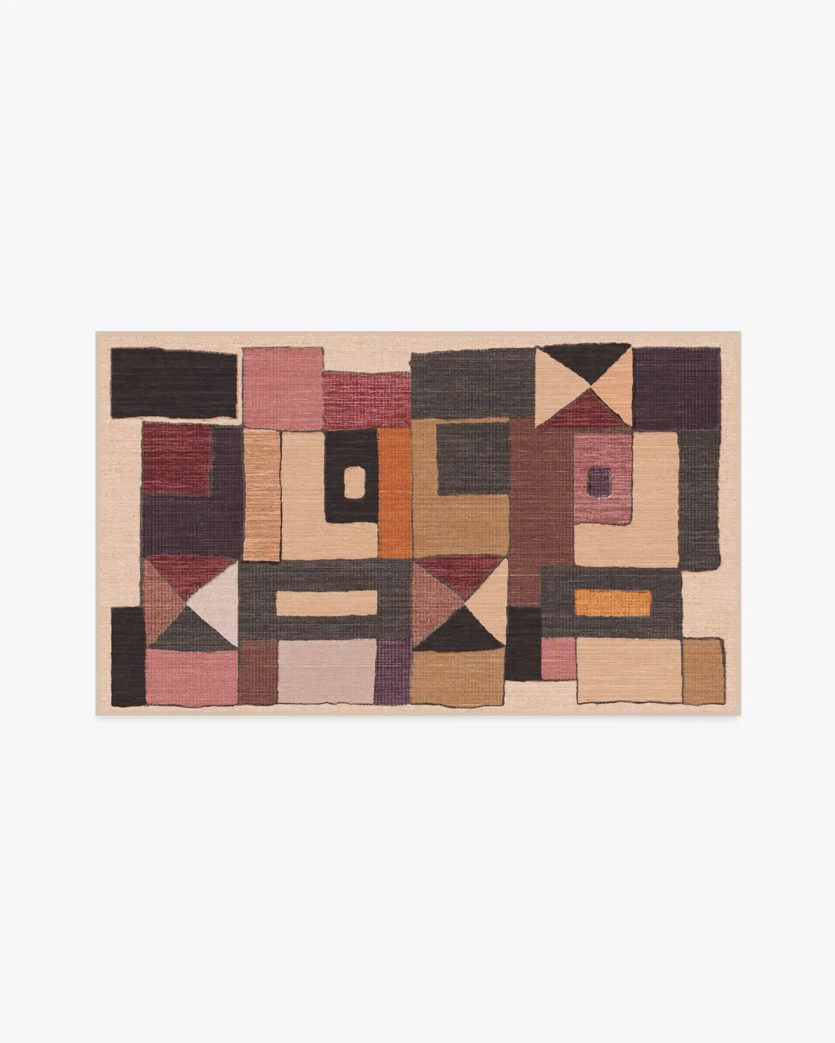 Modra Warm Brown Rug by Jungalow