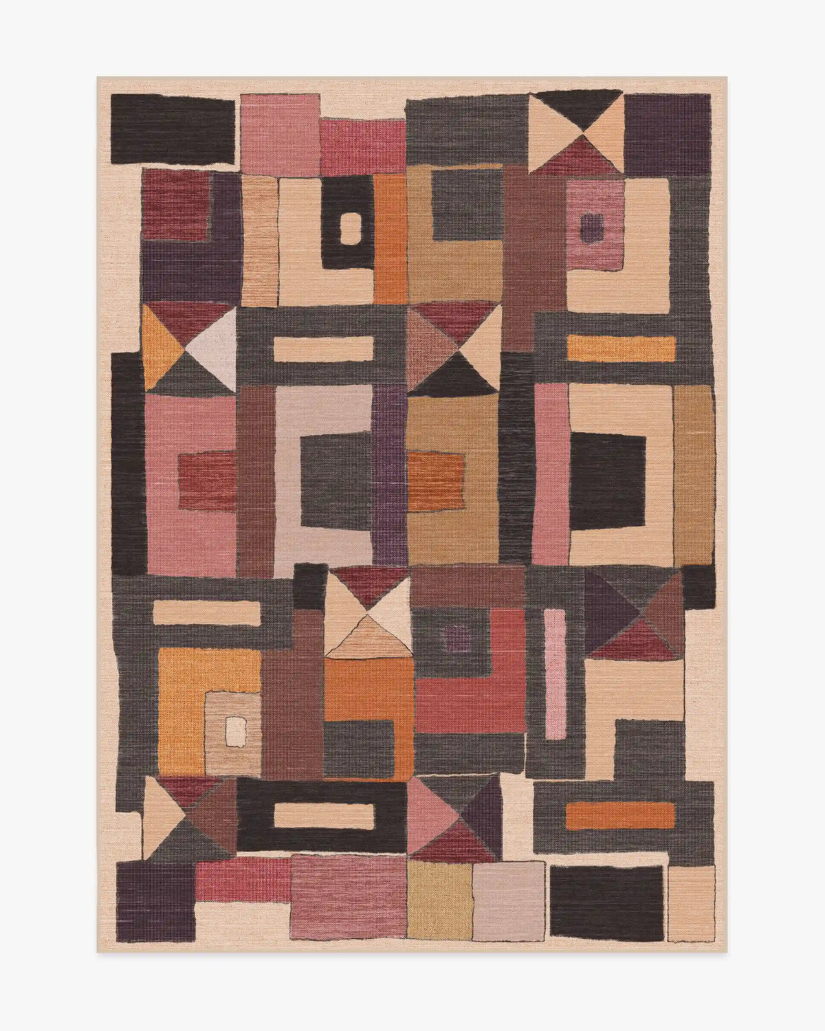 Modra Warm Brown Rug by Jungalow