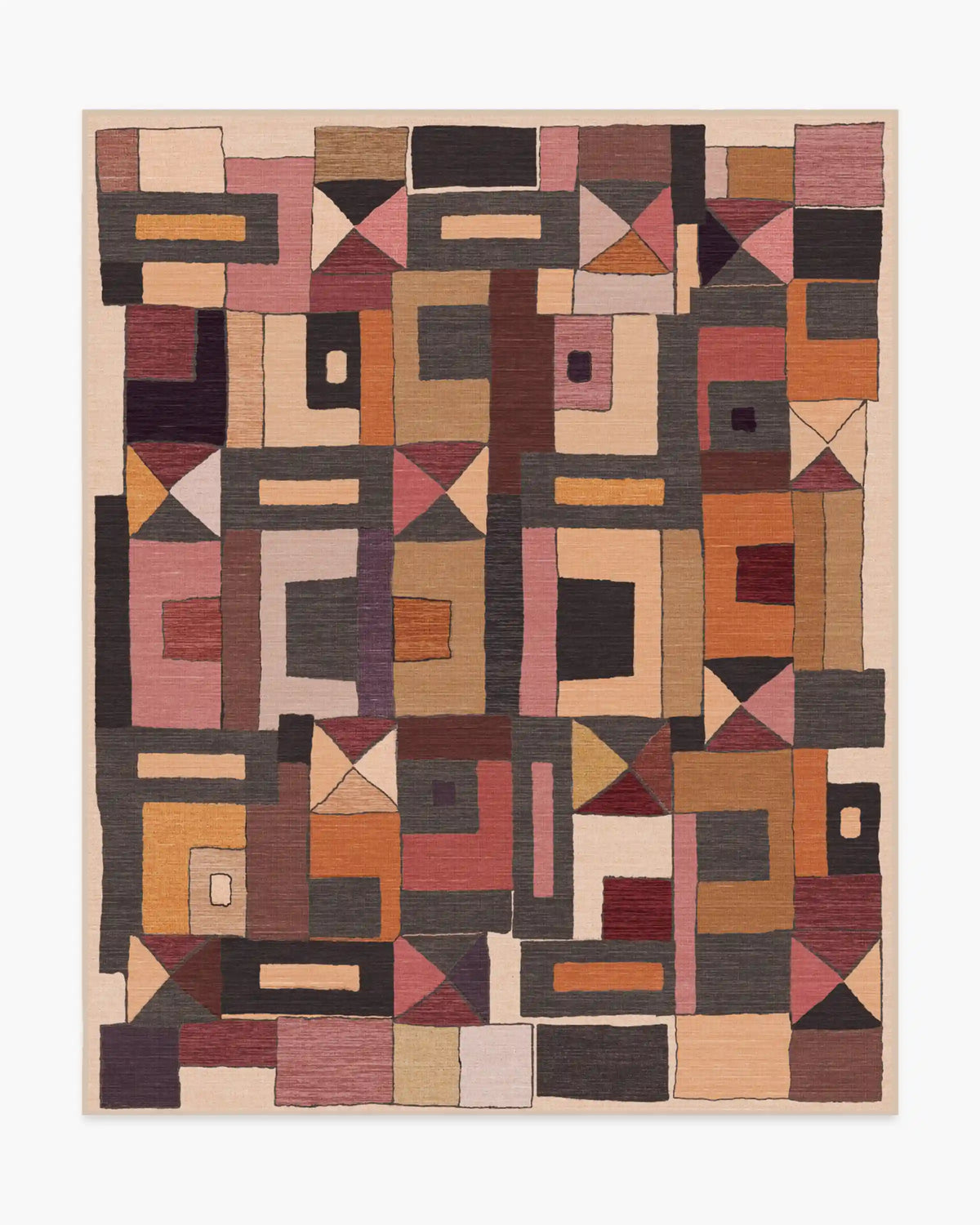 Modra Warm Brown Rug by Jungalow