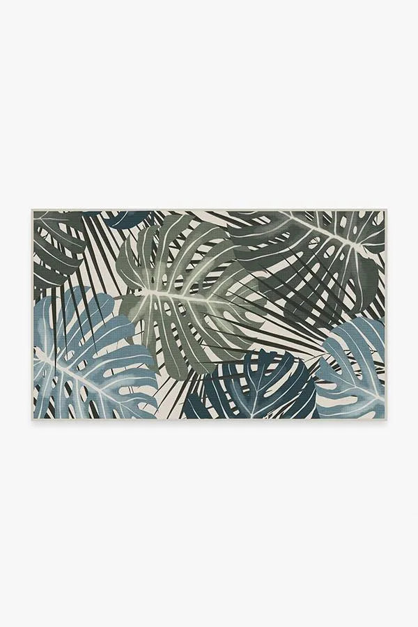 Monstera Jade Rug