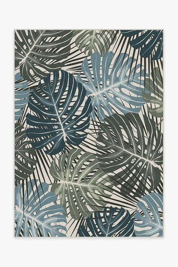 Monstera Jade Rug