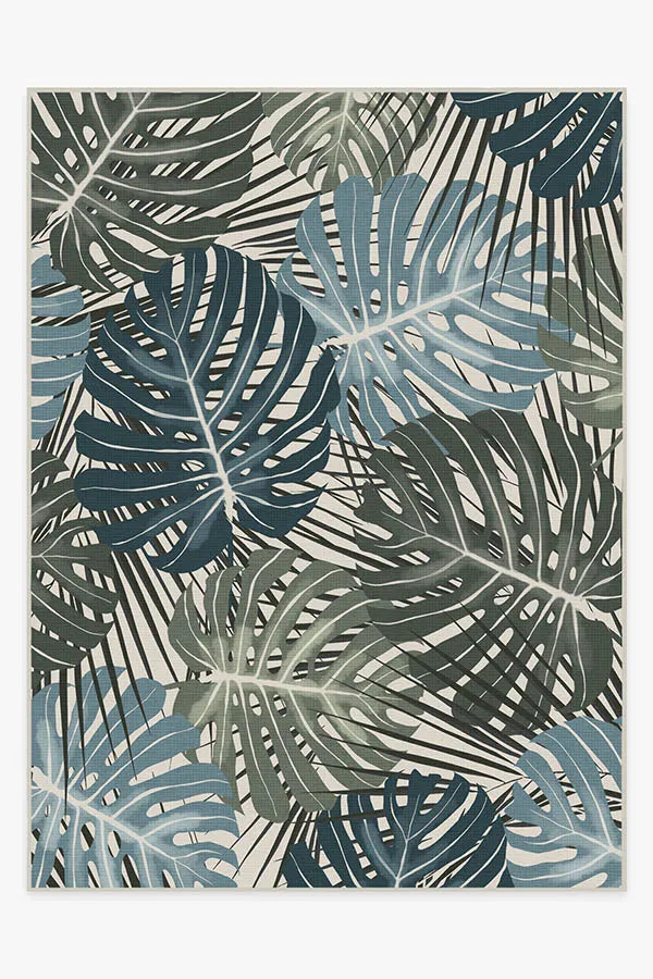 Monstera Jade Rug