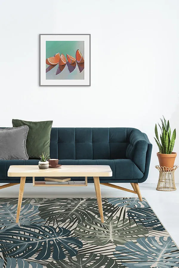 Monstera Jade Rug