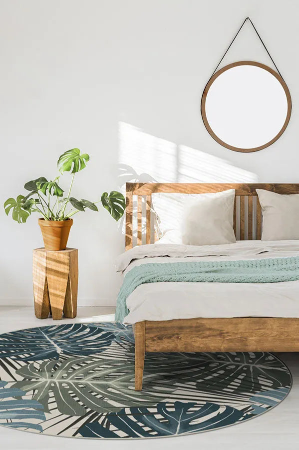 Monstera Jade Rug