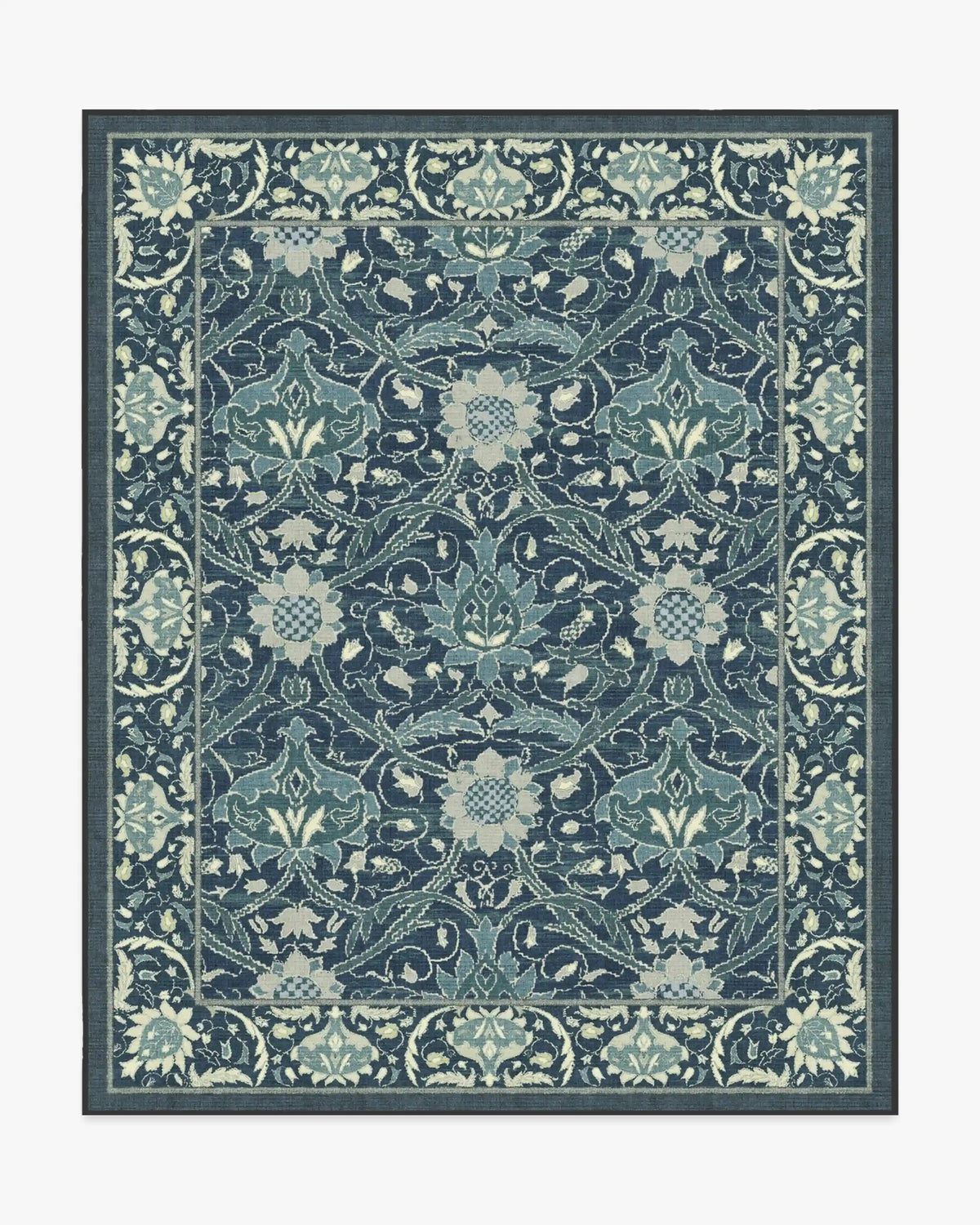 Montreal Sapphire Blue Rug by Morris & Co.