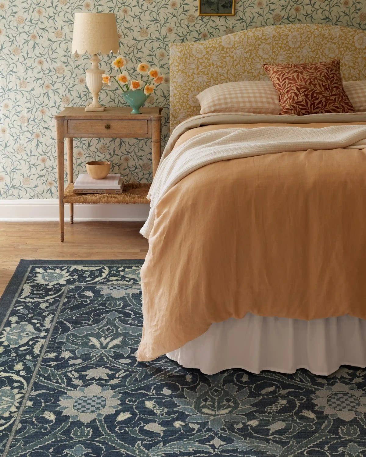 Montreal Sapphire Blue Rug by Morris & Co.