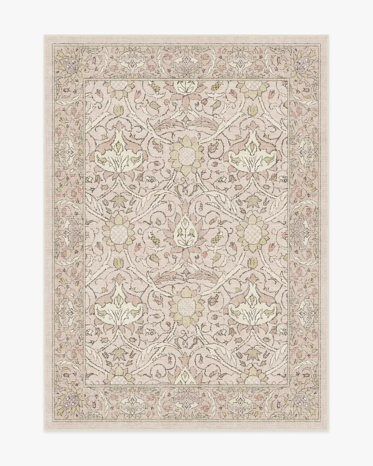 Montreal Soft Pink Rug by Morris & Co.
