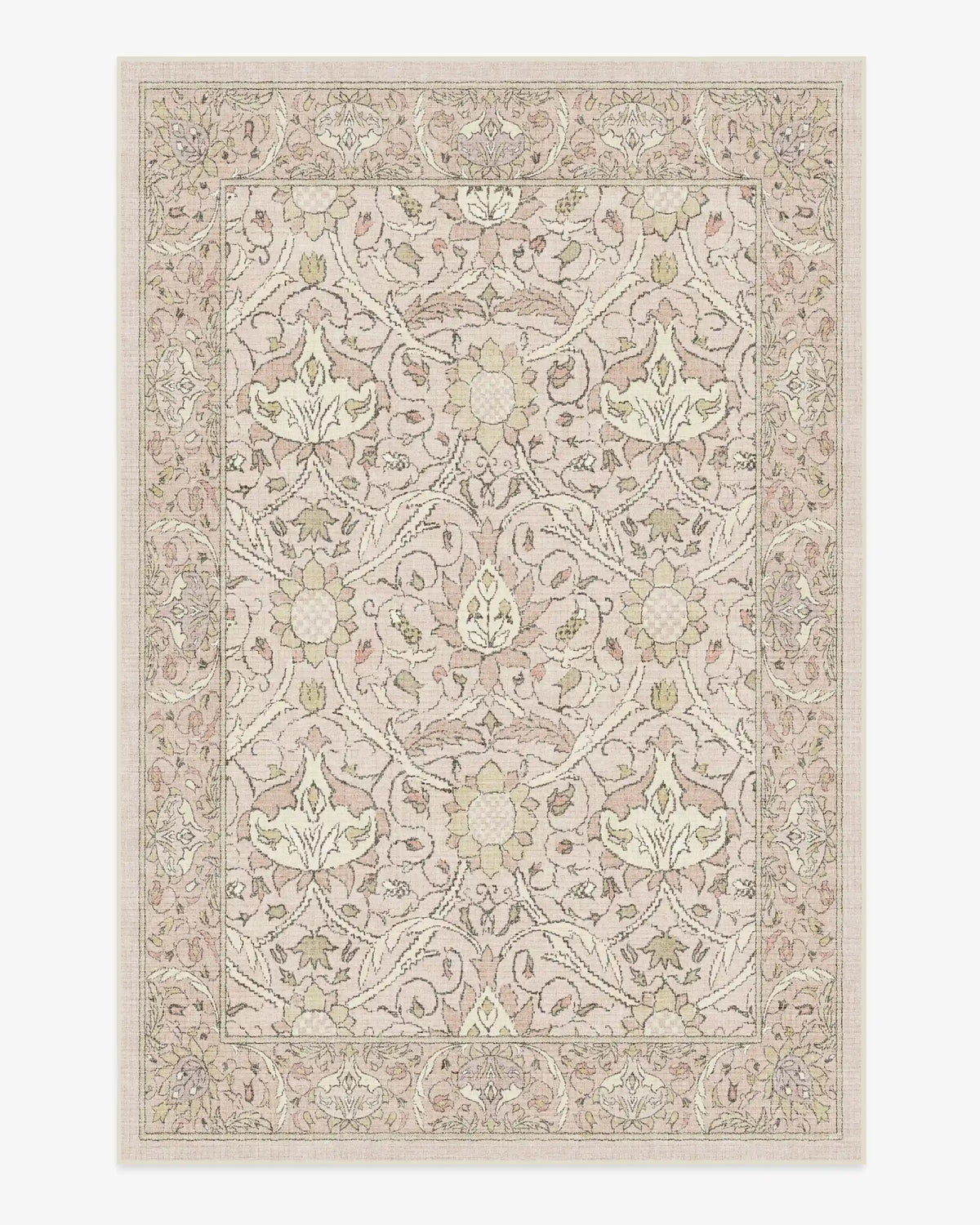 Montreal Soft Pink Rug by Morris & Co.