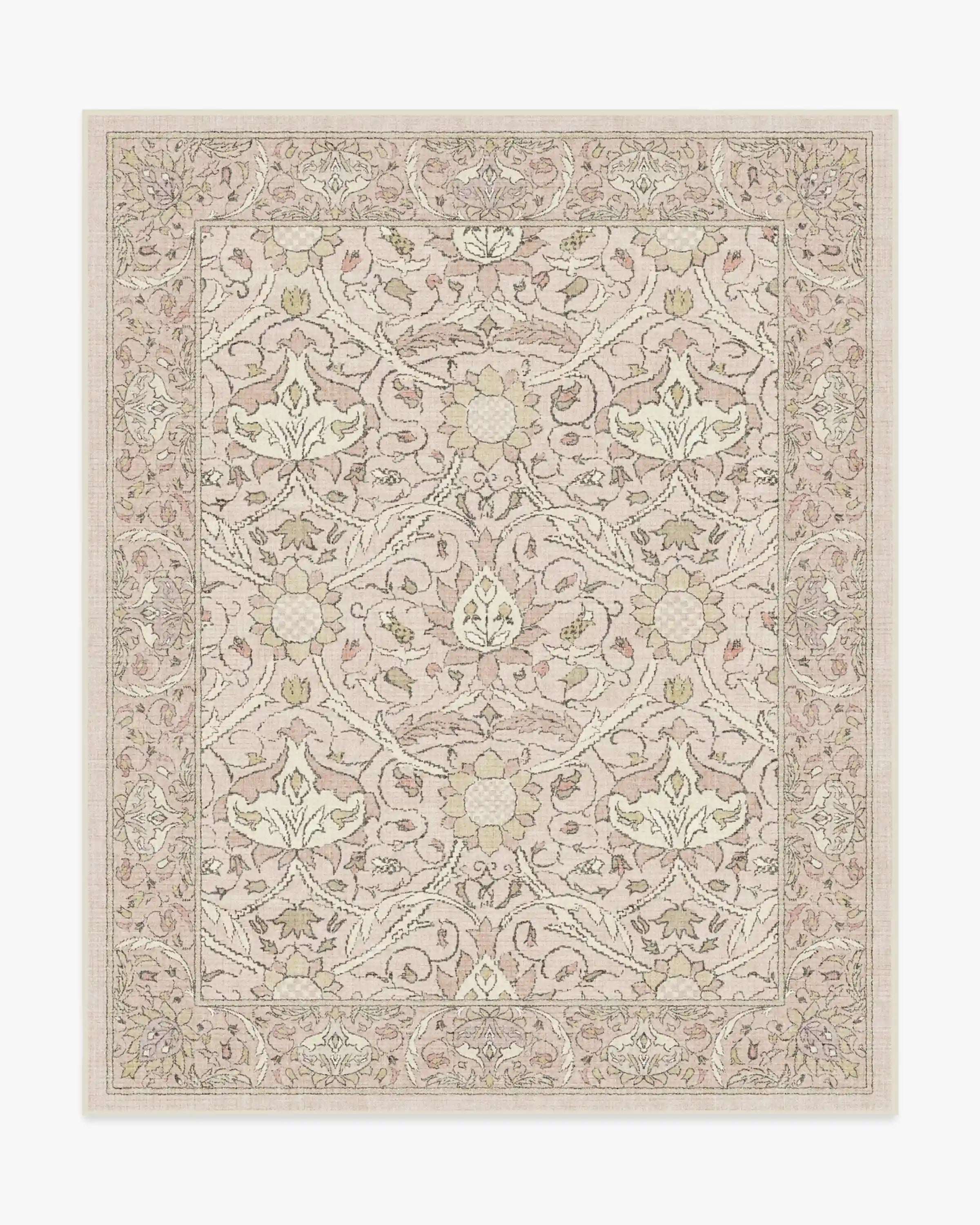 Montreal Soft Pink Rug by Morris & Co.