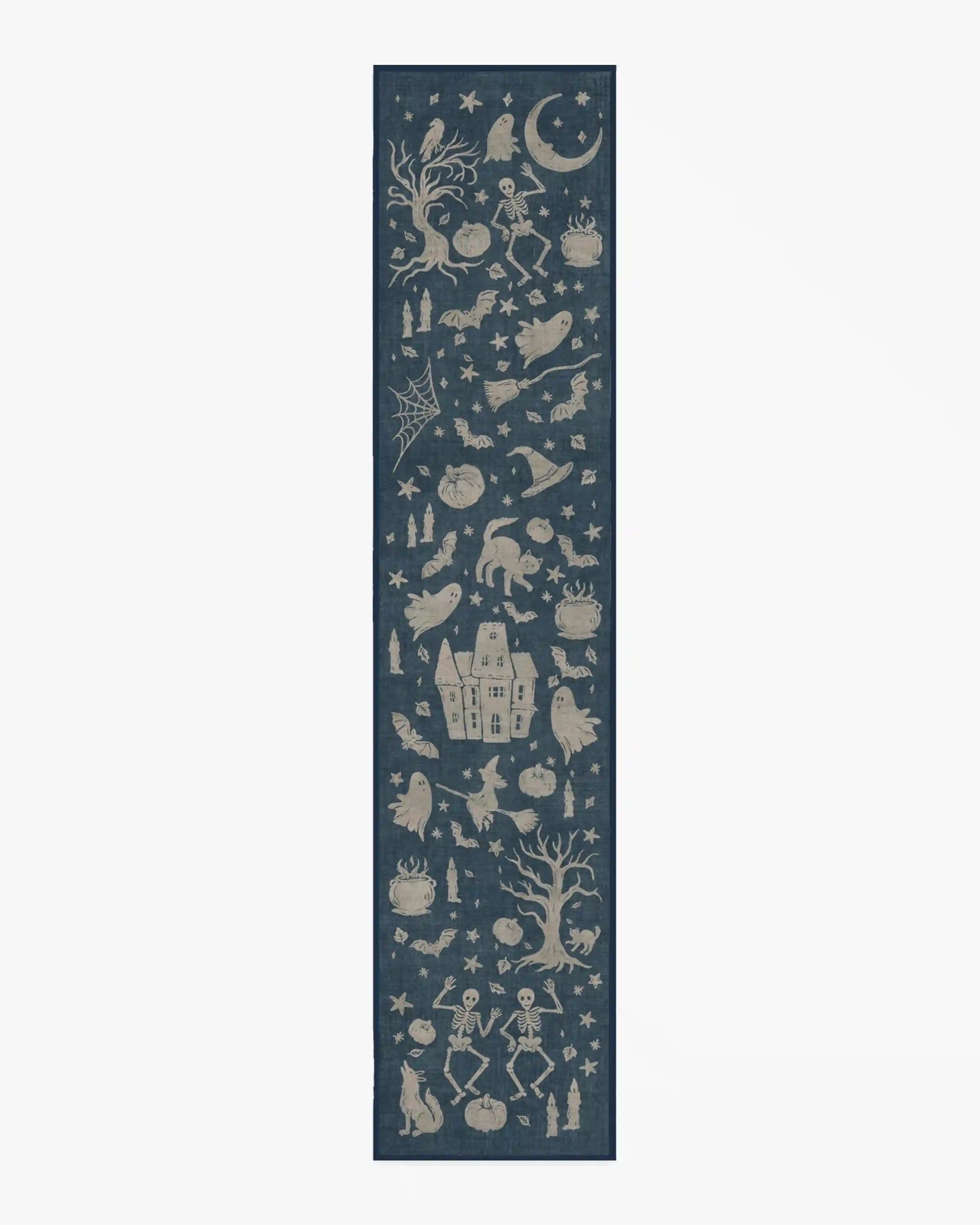 Moonlit Creatures Navy Rug