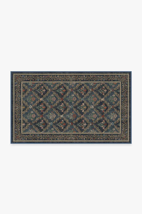 Bellflowers Blue Rug by Morris & Co.
