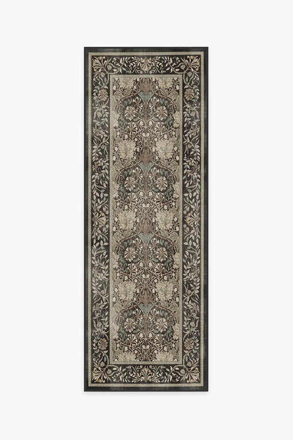Honeysuckle & Tulip Dark Wood Rug by Morris & Co.