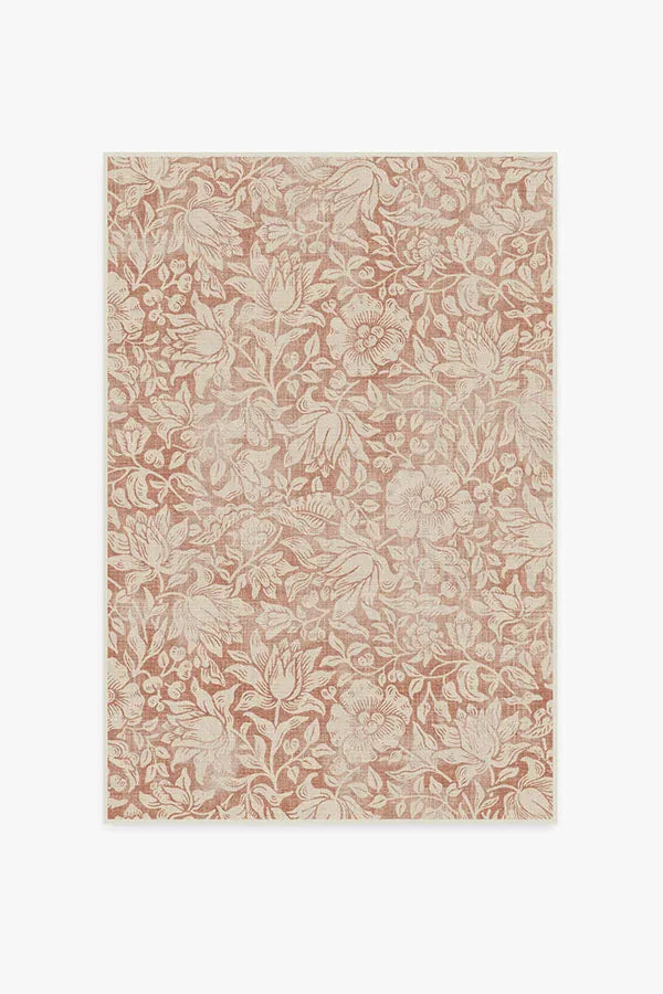 Mallow Rust Rug by Morris & Co.