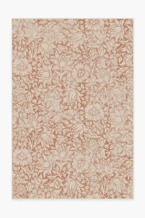 Mallow Rust Rug by Morris & Co.
