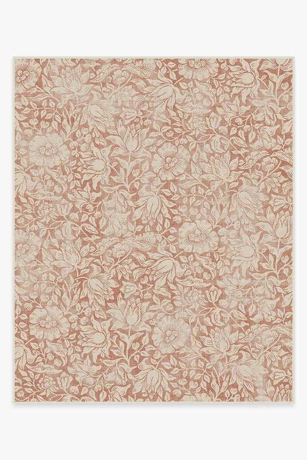 Mallow Rust Rug by Morris & Co.