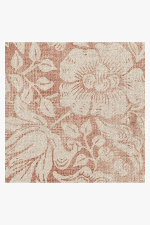 Mallow Rust Rug by Morris & Co.