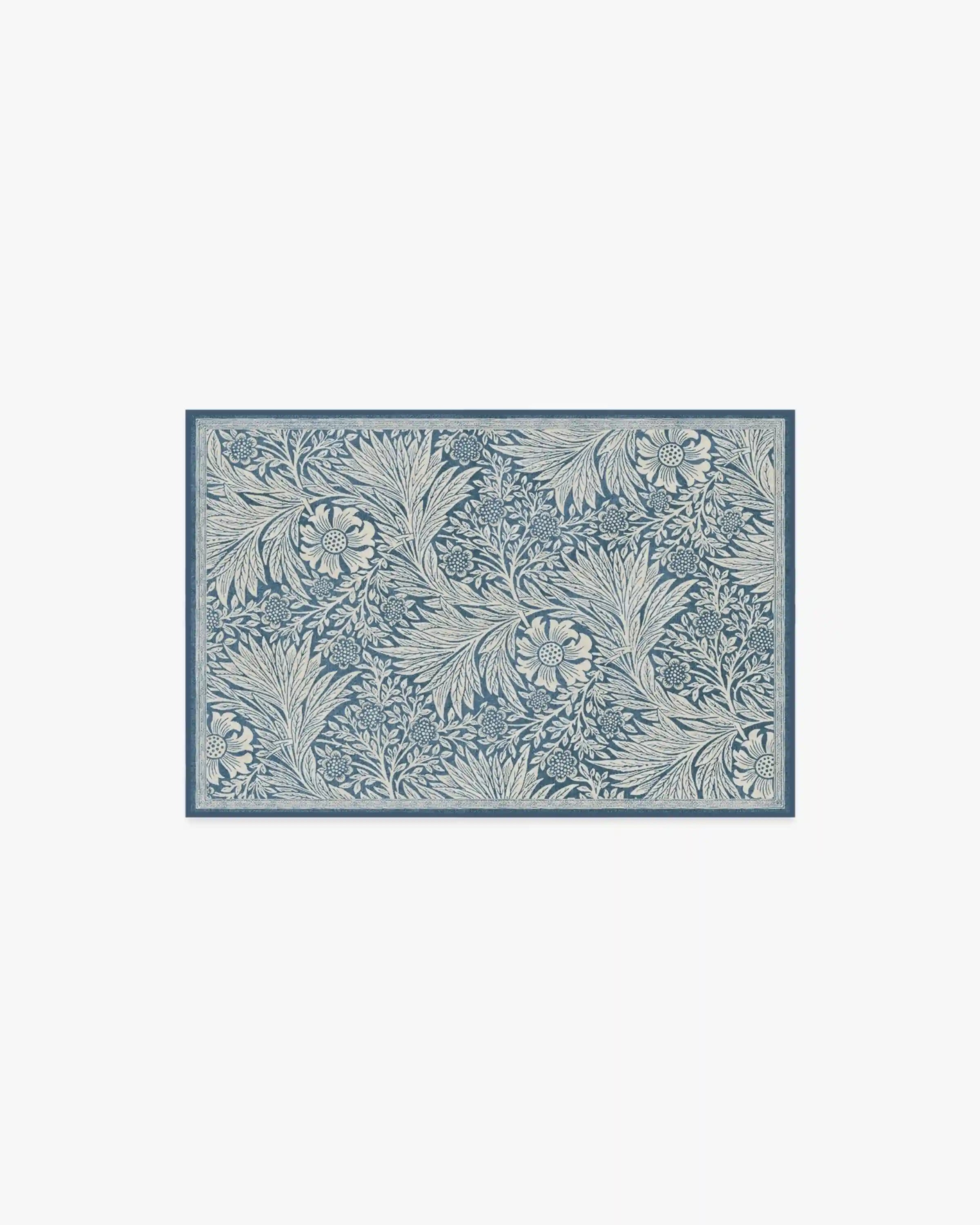 Marigold Blue Rug by Morris & Co.