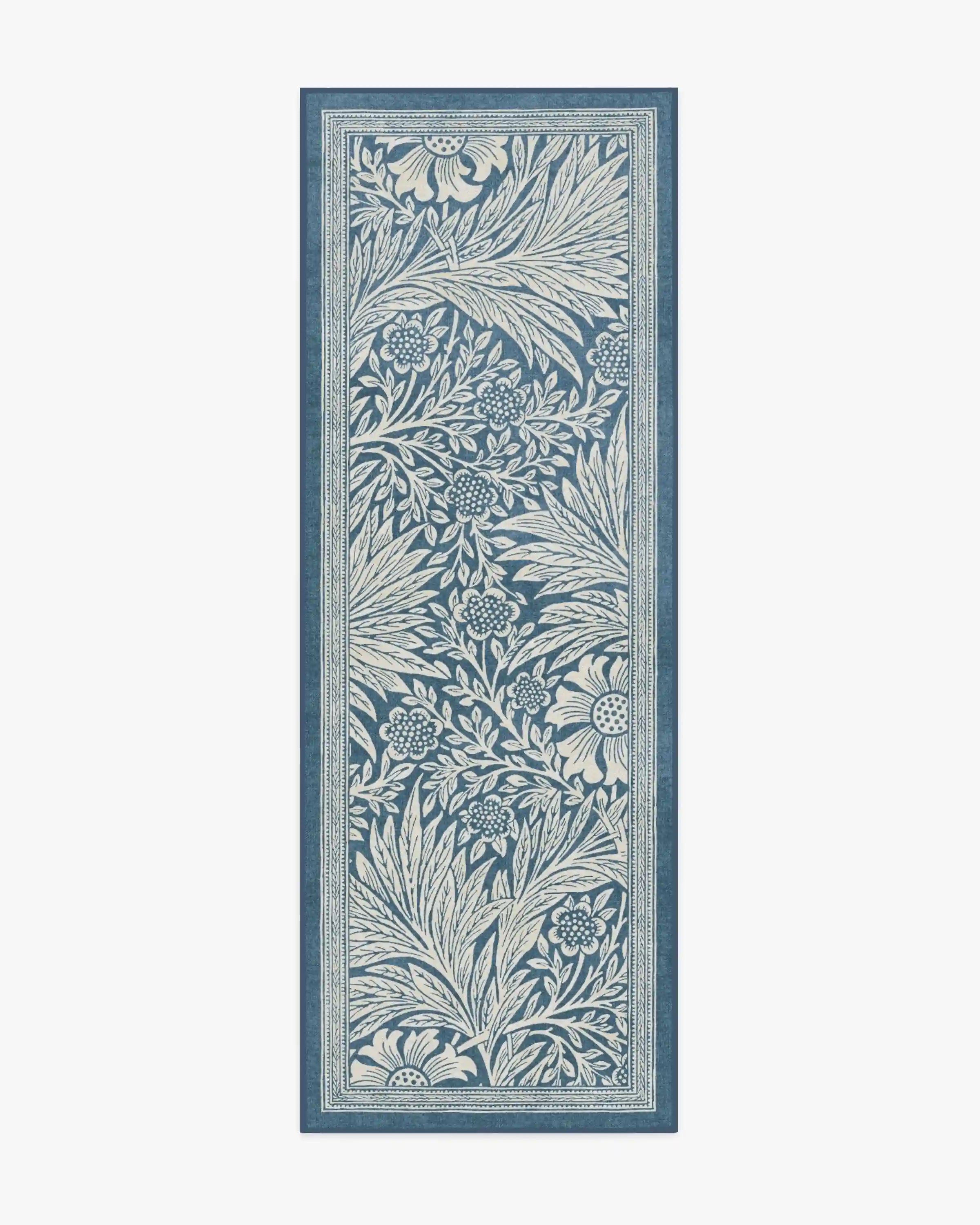 Marigold Blue Rug by Morris & Co.