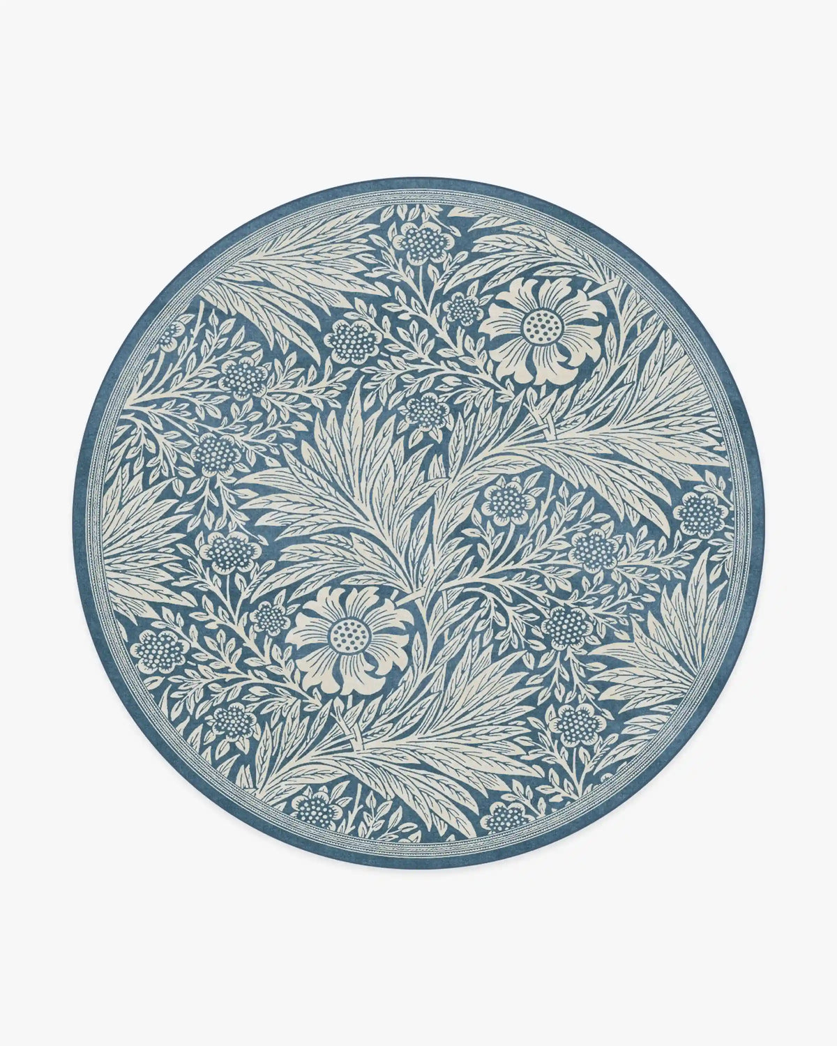 Marigold Blue Rug by Morris & Co.