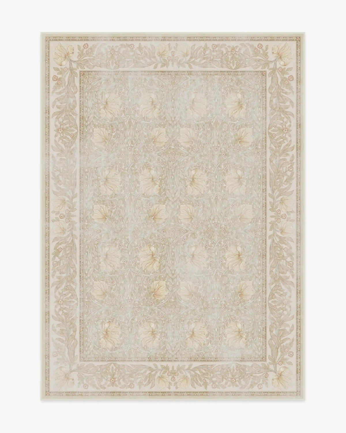 Pimpernel Vintage Blush Rug by Morris & Co.